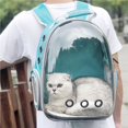 thumbnail image 2 of ruzhgo Cat Carrier Backpack Transparent Pet Backpack Carrier Breathable Space Pet Carrier, 2 of 6