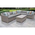 thumbnail image 2 of Coast Ensemble de Meubles de Patio en Osier d'Extérieur 7 Pcs 07b, 2 of 2