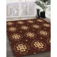 thumbnail image 3 of Ahgly Company Tapis d'Intérieur Lavable en Machine Carré Rouge, 8 Pieds Carré, 3 of 7