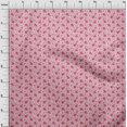 thumbnail image 4 of oneOone Polyester Spandex Pink Fabric Florals Craft Projects Decor Fabric Printed By The Yard 56 Inch Wide, 4 of 4