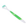 thumbnail image 3 of Tongue Scraper, Freshen Breath Flexible Safe Tongue Brush  For Adults Green, 3 of 8