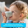 thumbnail image 5 of Nuby Silicone Confetti/Sprinkles First Open Training Cup for Baby: 2oz, 5 of 5