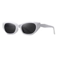 thumbnail image 2 of Cat Eye Glasses for Women Hexagonal Eye Pack Vise Z87 Frame Light Blocking Lens Thin Wire Glasses Big Frame Women Hot for Women 70's Glasses Rectangular for Women Non compatible with Polarized for, 2 of 4