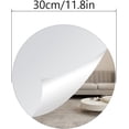 thumbnail image 1 of 2 Pcs Miroir Mural Rond, Miroir Rond en Acrylique Autocollant Grand Miroir Rond Miroir Adhésif Miroir Décoratif de Salle de Bain 30 cm pour Décoration de la Maison Lumen, 1 of 5