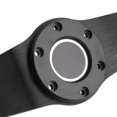 thumbnail image 4 of Volant de Course Volant de Course Volant en Cuir Volant de Remplacement Accessoire Modifié pour Voiture 320 Mm/13 Po pour Style 6 - Demi-Bac Volant de Course en Cuir Noir, 4 of 8