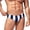 Navy, variant on Pitauce Mens Hawaiian Tropical Swim Briefs Quick Dry Swim Shorts Low Waist Drawstring Bikini Swimwear Beach Outfits