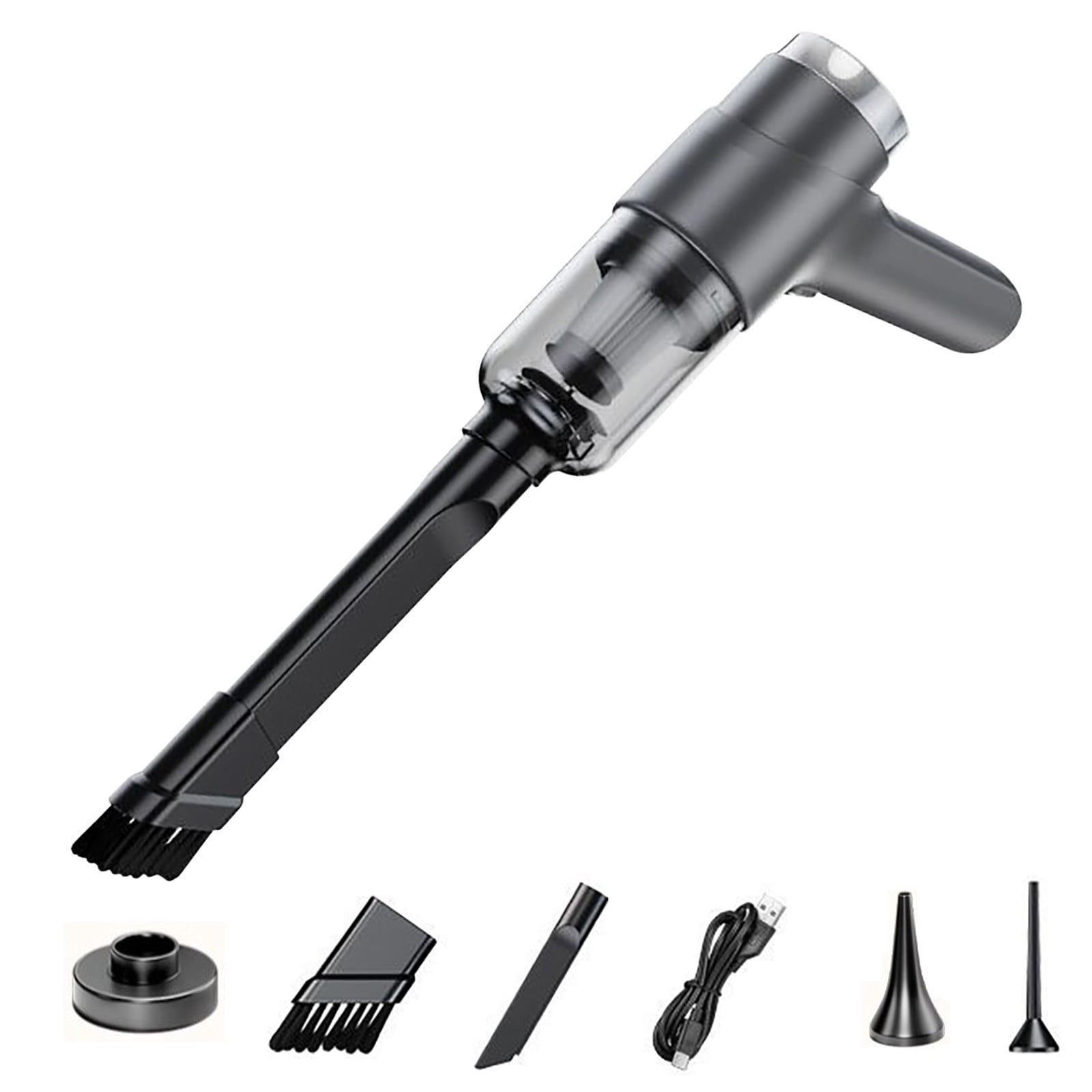 Dvkptbk Vacuum Cleaners for Home, Rechargeable Strong Suction Car Vacuum Cleaner, Two in One Portable High-power for Household and Automotive Use