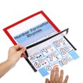 thumbnail image 4 of Unique Bargains A3 Magnetic Sign Holder, 4 Pack Magnetic Display Frame Self-Adhesive Picture Frame for Refrigerator, Green, 4 of 7