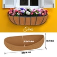 thumbnail image 2 of Clearance Items! Gspmoly 3Pcs Half Round Flower Pot Padding Fabric Padding Reusable Garden Flower Basket Padding Replacement Padding Clearance Items, 2 of 2