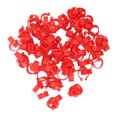 thumbnail image 3 of Poultry Feet Ring, Poultry Buckle Feet Ring Writable Reusable PP Plastic  For Chicken Red 25mm/1in, 3 of 8