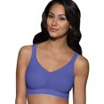 thumbnail image 1 of Bali Womens Comfort Revolution Smart Sizes Shaping Wirefree Bra, XL5, Baja Blue, 1 of 1