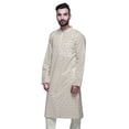 thumbnail image 4 of Atasi Kurta Imprimé pour Hommes Col Mandarin Popeline de Coton Kurta Chemise Décontractée, 4 of 7