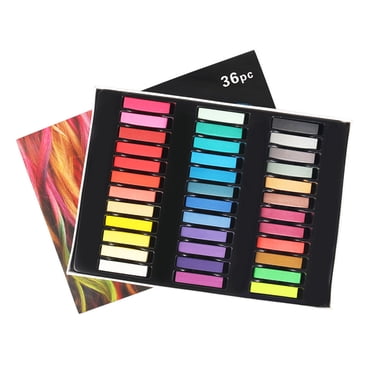 Amdohai Square Pastel Set 36 Colors Soft Dry Pastel Artist Chalk Pastel Sticks Non Toxic for Office School Art Drawing Painting Supplies