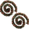 thumbnail image 1 of Guirlande de Guirlande Bicolore de Noël 200 cm x 9 cm – Bandes Décoratives Rouges pour Animaux de Compagnie pour la Décoration d'Arbres et de Tables à l'Intérieur et à l'Extérieur, 1 of 5