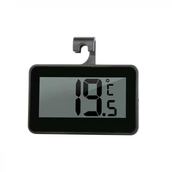 Magnet Thermomètre de Cuisine Réfrigérateur Congélateur Numérique Étanche -- Étanche, LCD, Sans Fil & Crochet Suspendu