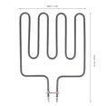 thumbnail image 3 of Heating  Component, Electric Heating  for Sauna Stove Stainless Steel Straight Heat Sauna Heating  Component, High Heat Transfer Straight Heat Sauna Heating, 3 of 7