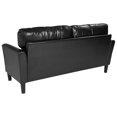 thumbnail image 3 of Sofa Bari rembourré en cuir brun, 3 of 5
