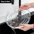 thumbnail image 3 of AMERTEER Transparent Turntable Kitchen Organizer for Kitchen Pantry Cabinet Countertops(10.63‘‘), 3 of 7