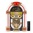 thumbnail image 2 of Arkrocket x Elvis Presley Mini Jukebox/Tabletop CD Player/Bluetooth Speaker/Radio/USB and SD Card Player with Retro LED Lighting System (Limitied Edition), 2 of 2