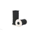 thumbnail image 2 of 100 Yards Length Wide Braided Elastic Rope Knitted Elastic Band for DIY Sewing Crafts/Mask 3mm Black, 2 of 9