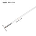 thumbnail image 2 of Uxcell 16Ft Wire Rope 304 Stainless Steel Cable 1/24" 2Pcs Sleeve White, 2 of 7