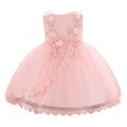 thumbnail image 2 of Robes pour Bébés Filles Robe Formelle pour Filles Robes Roses pour Filles Robes de Fête pour Filles Robes pour Filles Taille 3-6 Mois, 2 of 3