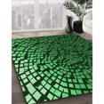 thumbnail image 3 of Ahgly Tapis Rectangulaire Lavable en Machine Intérieur Transitionnel Vert Forêt Foncé, 2 Pieds x 5 Pieds, 3 of 7