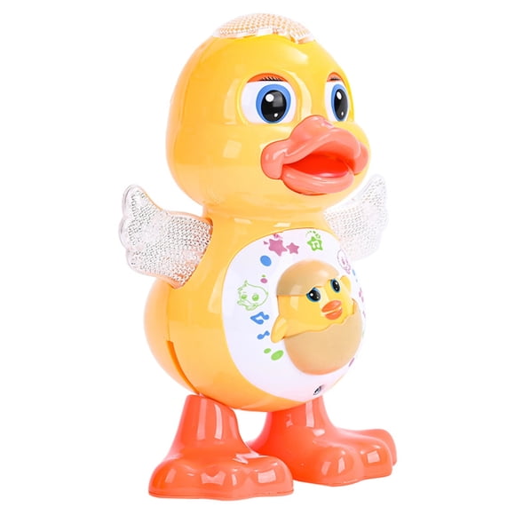 Jouet Funtogether Musical Dansant Duck, Jouet Interactif de Marche et de Chant avec Lumières Clignotantes, Jouet Éducatif Électronique pour Bébés et Tout-Petits