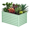 thumbnail image 1 of EDTara Galvanized Raised Garden Bed, Large Outdoor Planter Box with Open Base & Safety Edge, Rustproof Steel for Vegetables, Flowers, Herbs, 1 of 9