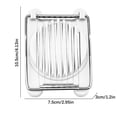 thumbnail image 3 of Yhmxh Kitchen Gadgets Cooking Gadgets Kitchen Gifts Home and Kitchen Multifunctional Eggs Cutter Kitchen Restaurant Boiled Eggs Cutter Kitchen Tool egg cutter, 3 of 3