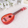 thumbnail image 3 of Mini Ukulele Cute Fruit Shape Small Guitar Musical Instrument Classical Ukulele Electric Guitar Educational Toys Kids Red, 3 of 6