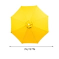 thumbnail image 2 of Parasol de Terrasse Extérieur Grand de 78,7 Pouces à 8 Baleines, Parasol de Marché pour Table – Résistant aux UV, Parasol de Piscine 190T Robuste et Imperméable, Toile de Remplacement pour Parasol, Housse Supérieure de Remplacement (Cadre Non Inclus), 2 of 6