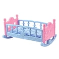 thumbnail image 2 of NEW Rocking Cradle Crib Bedding Set Baby Doll Furniture Toys For Mellchan Dolls, 2 of 6