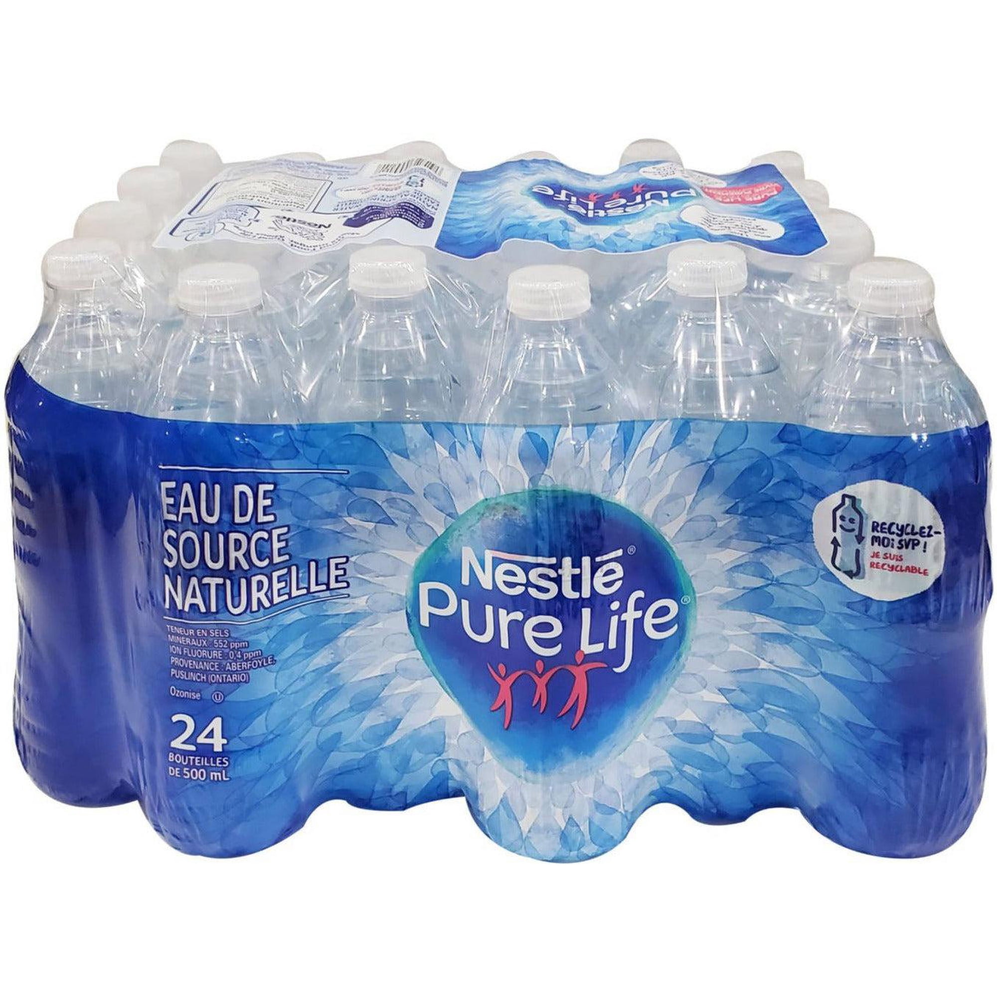 シャシャ　Mineral Life Water Pure Life Natural Spring Water 24X500ML - Walmart.ca