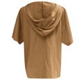 thumbnail image 4 of Mode Femme Décontractée Manches Courtes Col en V Imprimé Lettre T-Shirt Blouse, 4 of 5