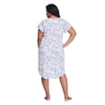 thumbnail image 3 of Chemise de nuit imprimée Iyla Plus pour femmes, 3 of 6
