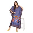 thumbnail image 3 of Oussum Robe Kaftan Longue pour Femmes, Robe Maxi Décontractée d'Été Ample pour Dames, Grande Taille, Robe de Soirée Confortable, Caftan en Ligne, 3 of 7