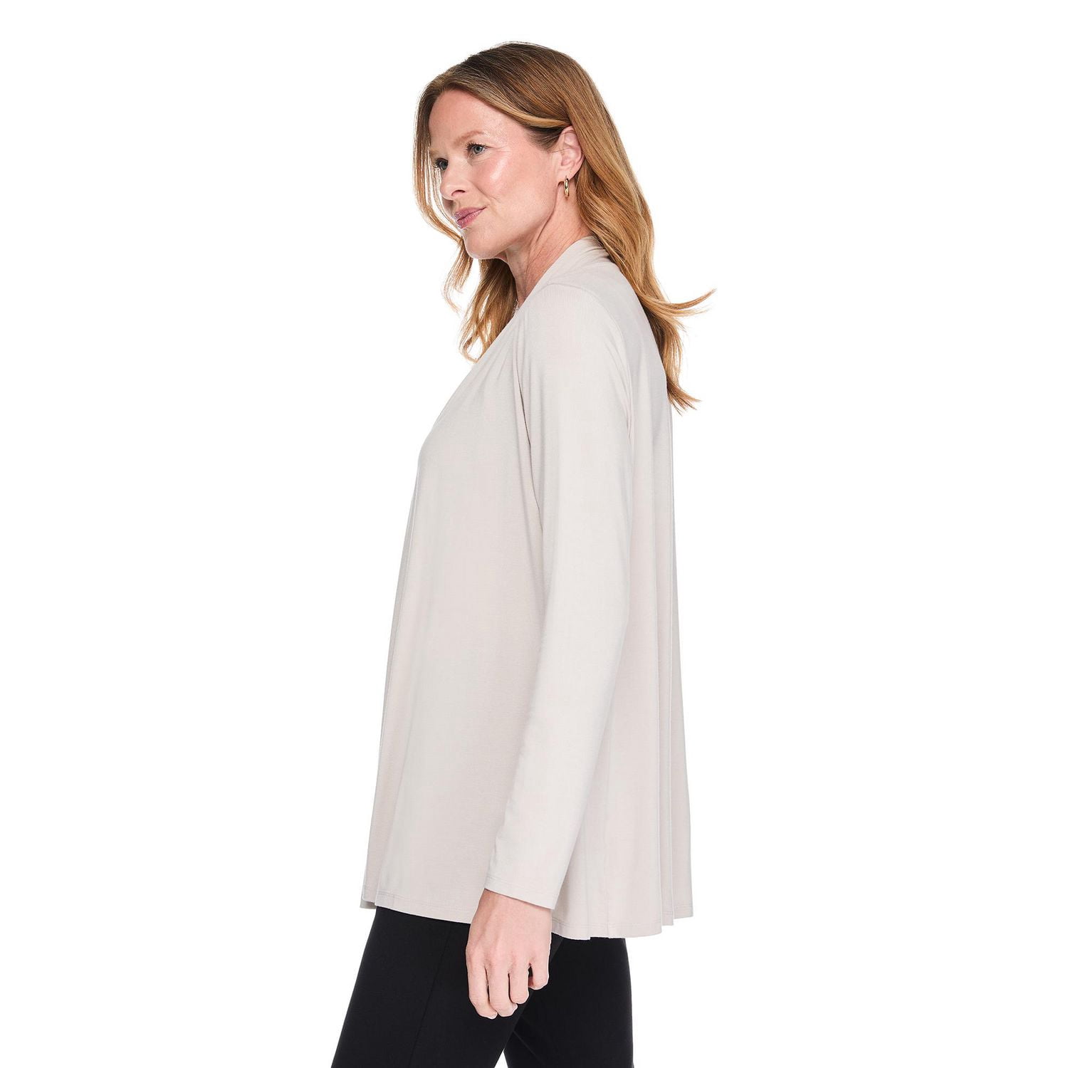 Cardigan avec motif en cascade Karen Scott pour femmes