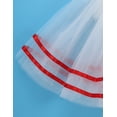 thumbnail image 3 of Mufeng Robe Tutu Tournoyante de Ballet pour Filles Juniors, Manches Bouffantes Courtes en Dentelle, Récital de Danse, Fête, Cosplay, Tutu Rouge 6, 3 of 8
