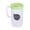 Green, variant on Plastic Pitcher with Spout and Lid ,2.2L Large Ice Tea Pitcher for Fridge Water Jug, Drink Dispenser Juice Containers, Heavy-duty Shatterproof Plastic Water Jar,Cold Kettle,Refrigerator Cold Kettle