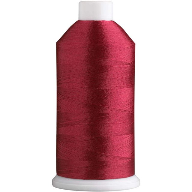 SuperB Fil à Broder en Polyester Rouge Cerise, 5000 m