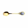 thumbnail image 2 of Transemion Home Tools Stainless Steel Spoon Tea Coffee Stir Spoon Desserts Snacks Dinnerware Vintage Porcelain Teaspoon No.01 1Set, 2 of 6