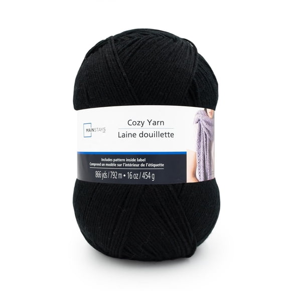 Fil Mainstays Cozy Acrylique Moyen 1 Pelote, 454g / 792m