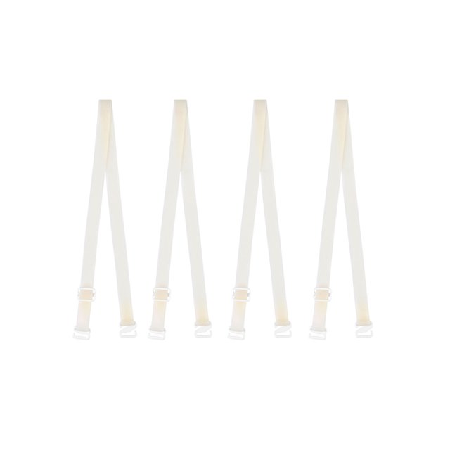 INSPIRE CHIC Bretelles de Soutien-Gorge Invisibles Réglables Couleur Unie Couleur Peau-1