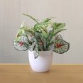 thumbnail image 4 of Artificial Potted Plant Leaf Simulation Leaves Home Office Desktop Greenery Decoration, 4 of 4