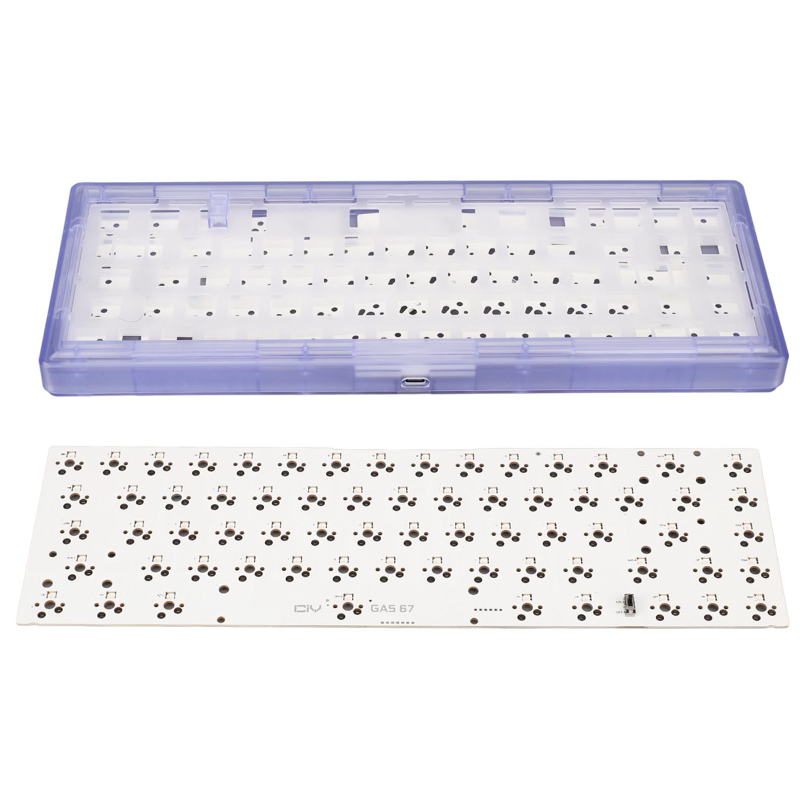 Diy Mechanical Keyboard Kit Custom Gaming Keyboard Modular Mechanical Keyboard Custom Mechanical Keyboard Mechanical Keyboard Diy Kit DIY Mechanical Keyboard Kit 67 Keys Wired