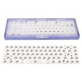 thumbnail image 3 of Mechanical Keyboard DIY Kit, Wired Mechanical 67 Keys DIY Keyboard Kit ABS Shell Switch Hot Swap  For Computer Purple, 3 of 8
