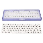 Kit de clavier mécanique Diy Clavier de jeu personnalisé Claard de jeu mécanique modulaire Clacher mécanique personnalisé Clavard de clavier mécaniques Diy DIY Kit de clavier mécanique 67 Clés filaires