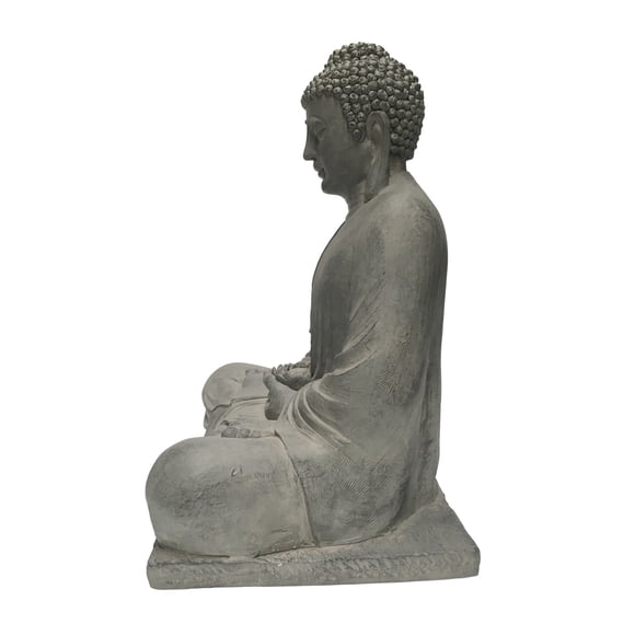MEDITATING BUDDHA STATUE - 24IN HIGH