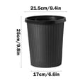 thumbnail image 3 of Chmadoxn Garbage Can, Trash Can Trash Can Household Lidless Pressure Ring Paper Basket Trash Can, 3 of 6